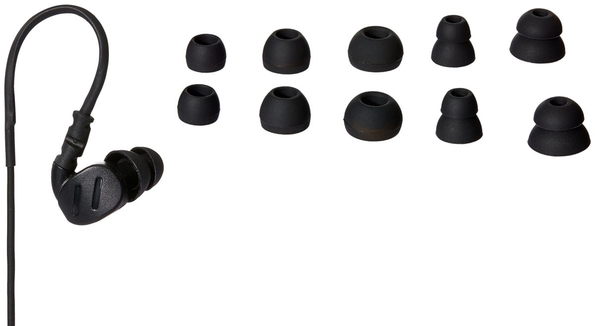 AmazonBasics in-Ear Sports Headphones with Universal Microphone