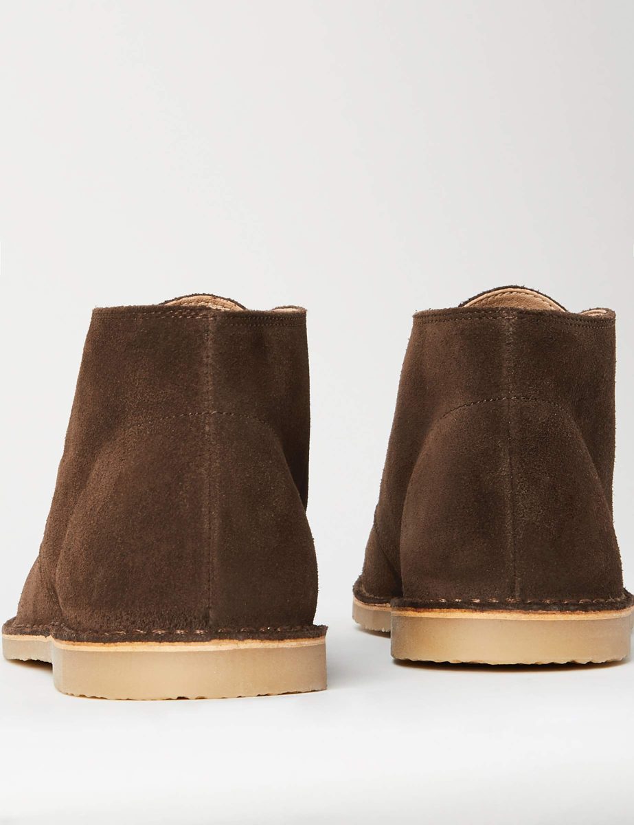 find. Women's Slim Fit Formal Pant Desert Boots, Brown Dark Brown, 8