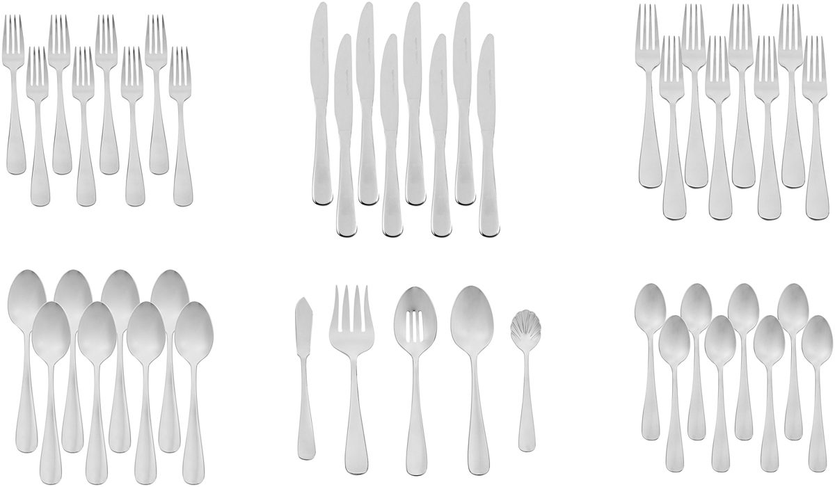 AmazonBasics Stainless Steel Cutlery Set