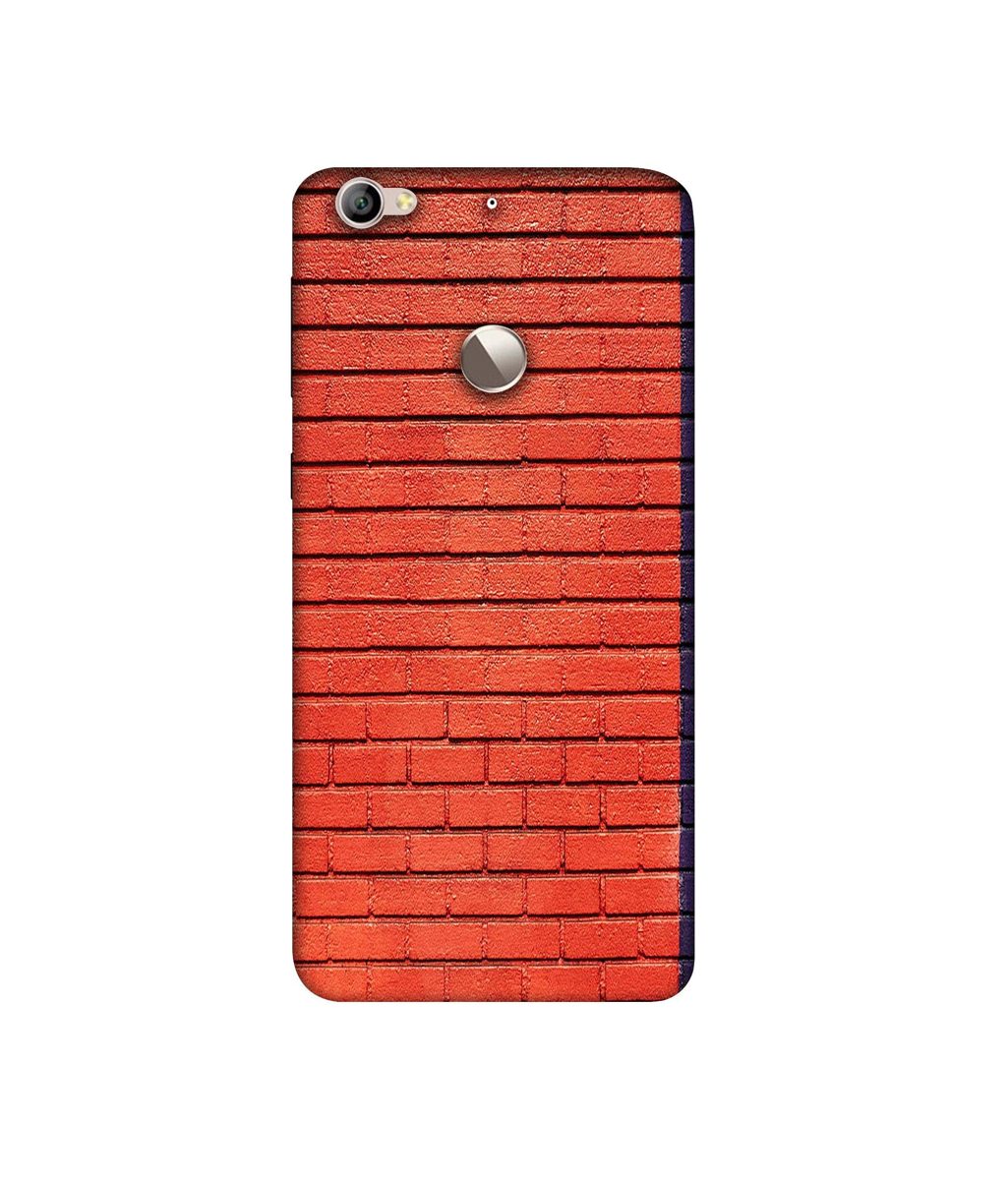Amazon Brand - Solimo Designer Red and Purple Brick 3D Printed Hard Back Case Mobile Cover for LeTV Le 1s