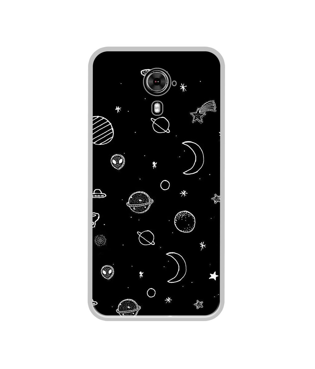 Amazon Brand - Solimo Designer Solar System UV Printed Soft Back Case Mobile Cover for Micromax Yu Yureka Black