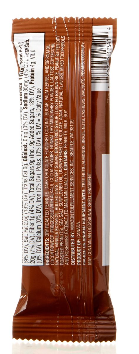 Wickedly Prime Granola Bar, Cocoa Peanut, 1.2 Ounce (Pack of 30)