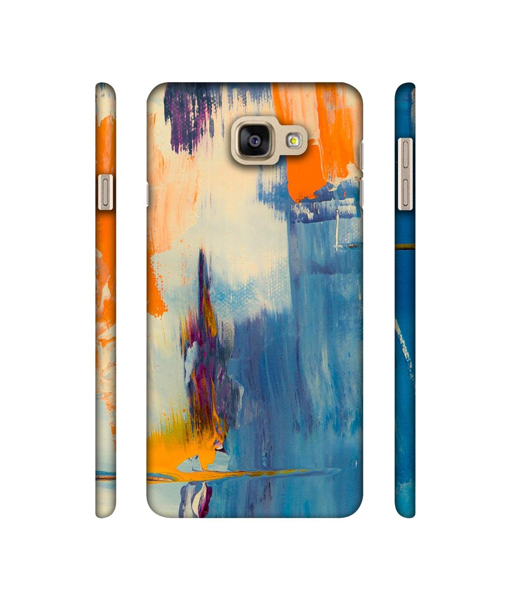Amazon Brand - Solimo Designer Multicolor Brush Texture 3D Printed Hard Back Case Mobile Cover for Samsung Galaxy A9 Pro