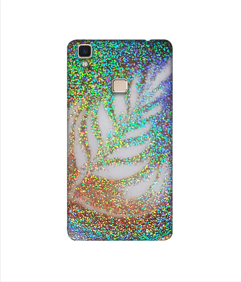 Amazon Brand - Solimo Designer Sparkle Coffee 3D Printed Hard Back Case Mobile Cover for Vivo V3 Max