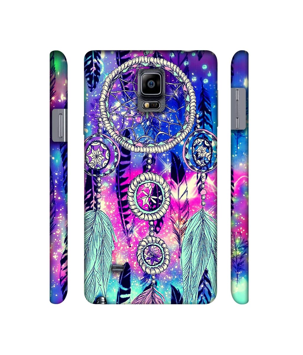 Amazon Brand - Solimo Designer Round Wall Hanging Pattern 3D Printed Hard Back Case Mobile Cover for Samsung Galaxy Note 4