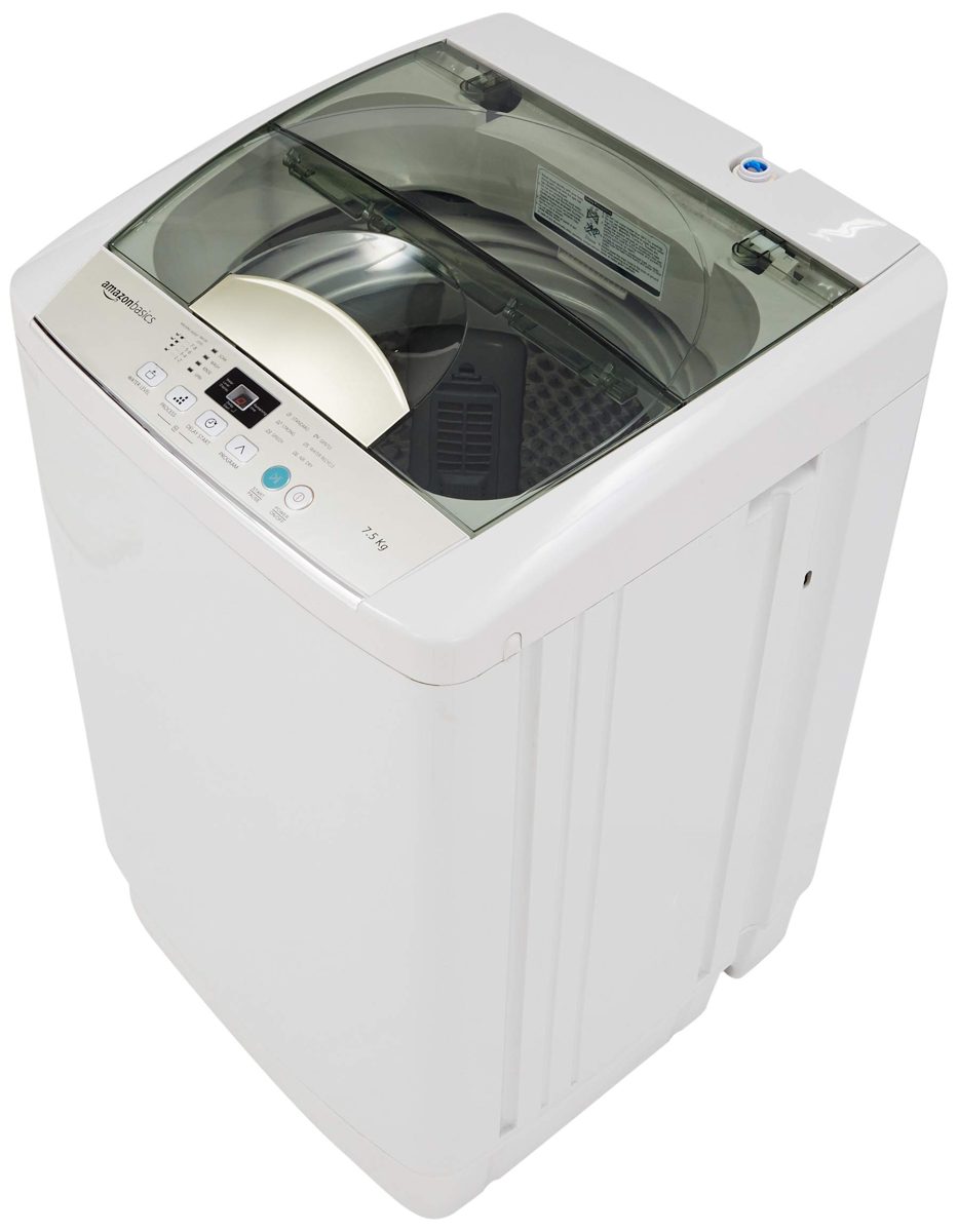AmazonBasics 7.5 kg Fully-Automatic Top Load Washing Machine (Light Grey)