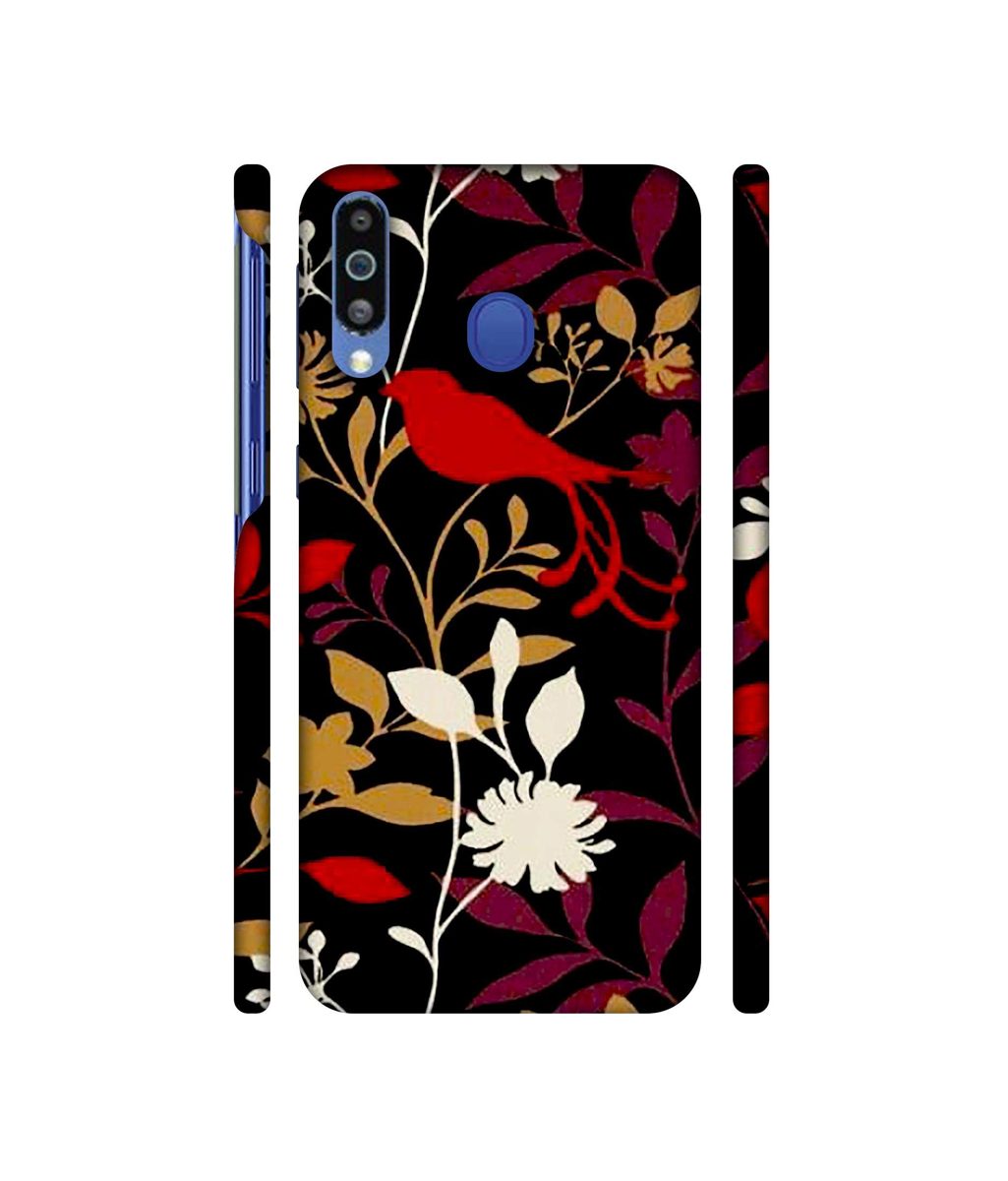 Amazon Brand - Solimo Designer Flower Bunch Pain On Cloth 3D Printed Hard Back Case Mobile Cover for Samsung Galaxy M21