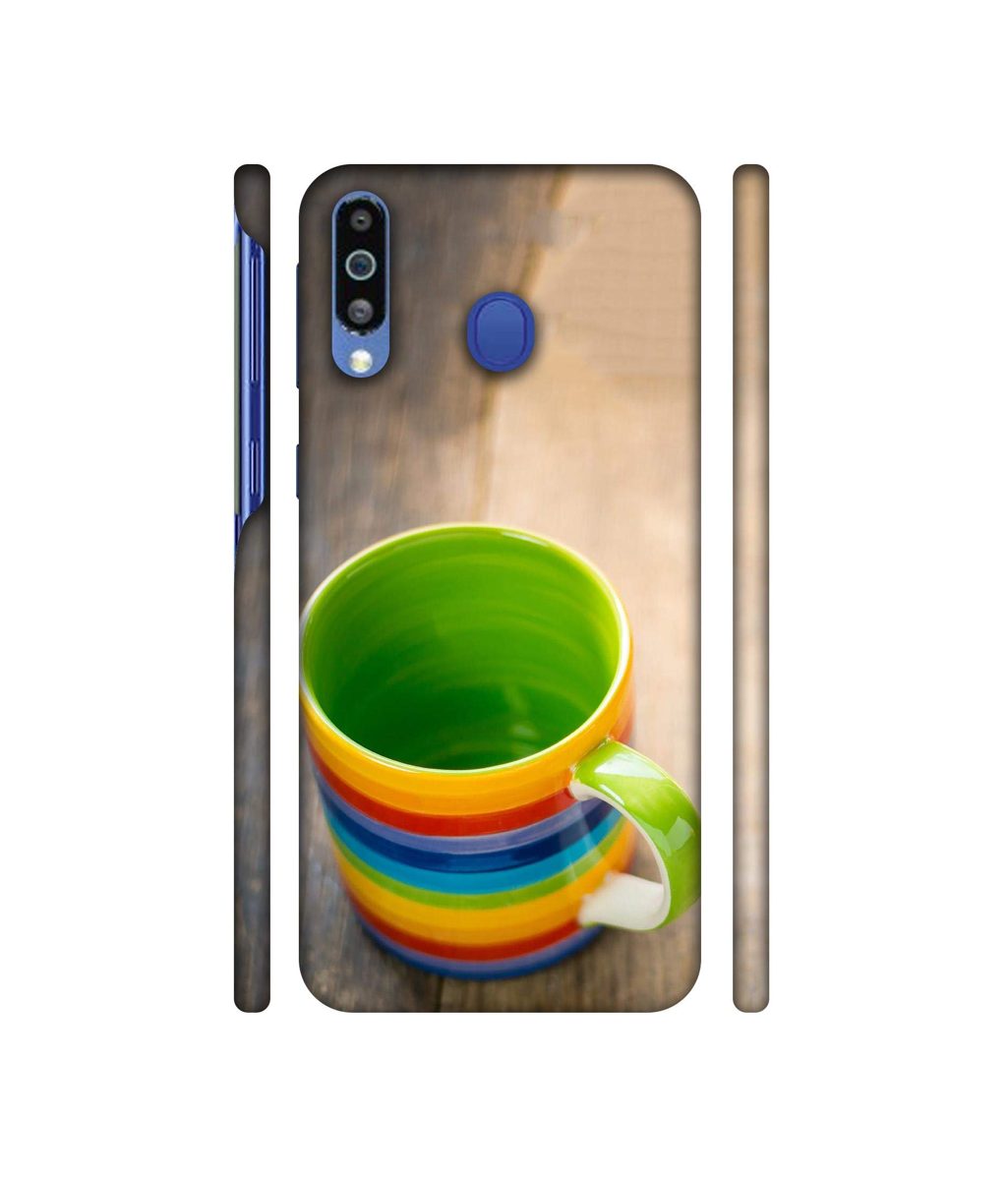 Amazon Brand - Solimo Designer Multicolor Cup 3D Printed Hard Back Case Mobile Cover for Samsung Galaxy M21