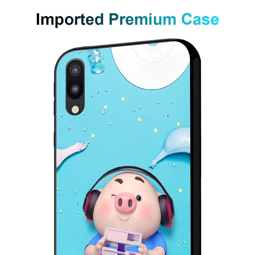 Amazon Brand - Solimo Designer Musical Pig Printed Hard Back Case Mobile Cover for Samsung Galaxy M10 (D1194)