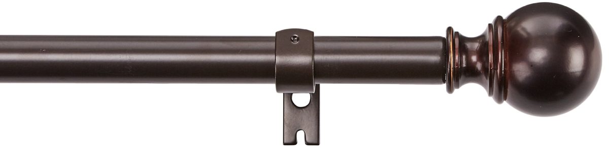 AmazonBasics 1-inch Round End Curtain Pole