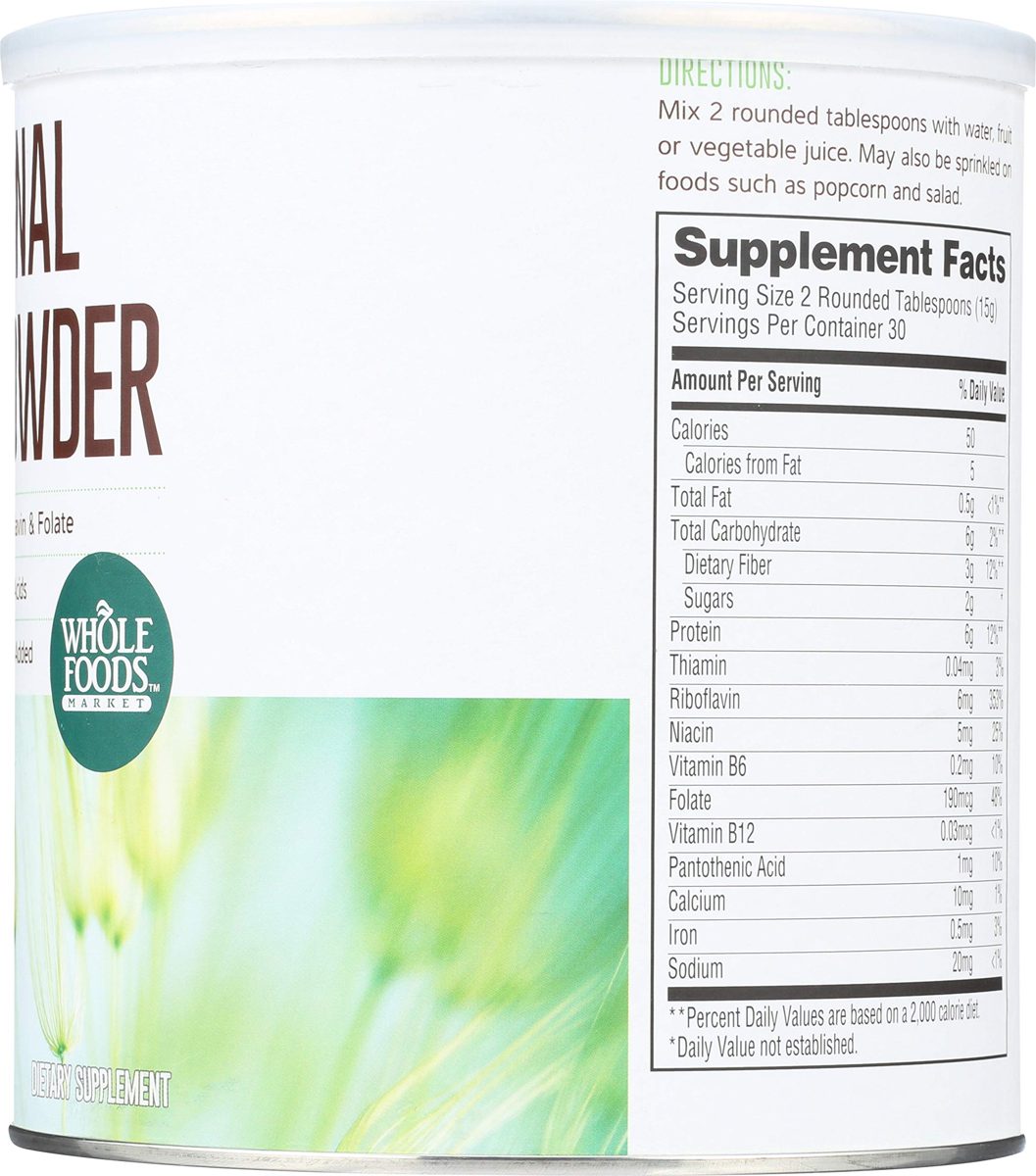 Whole Foods Market, Nutritional Yeast Powder, 15.9 oz
