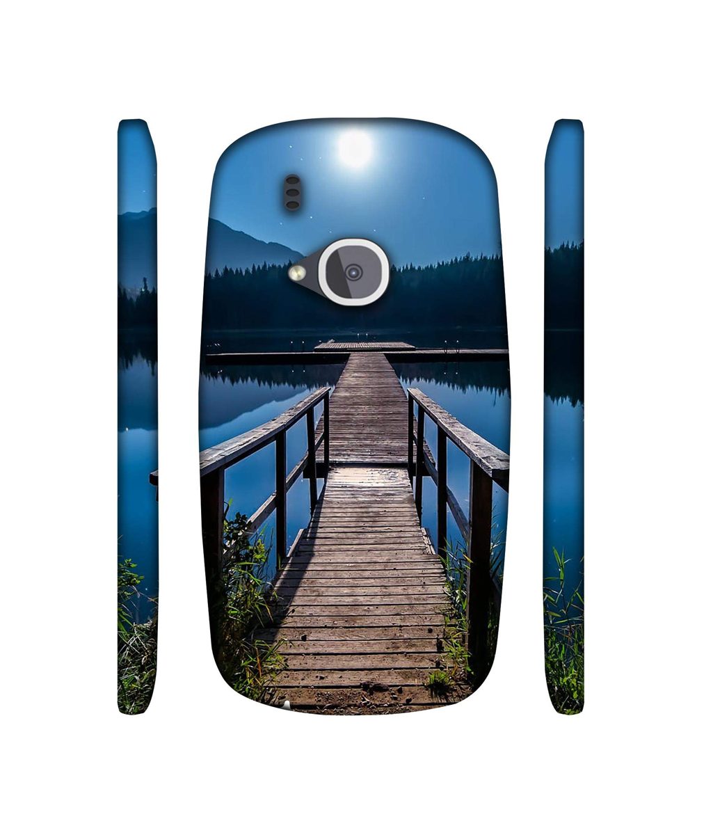 Amazon Brand - Solimo Designer Wooden Beach 3D Printed Hard Back Case Mobile Cover for Nokia 3310