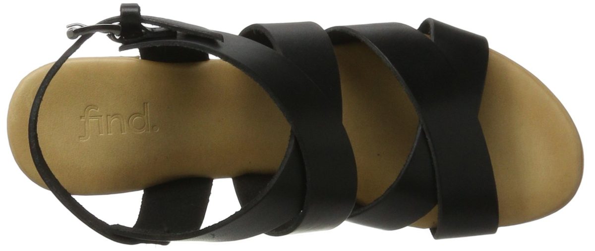 Amazon Brand: Finding Ladies Leather Strap Sandals