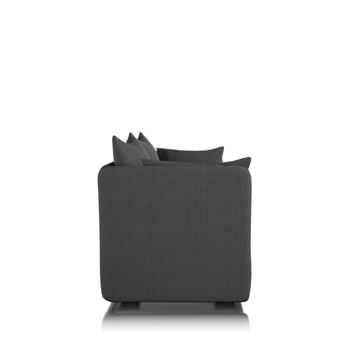 Amazon Brand - Solimo Sofie Fabric 3 seater Sofa (Grey)