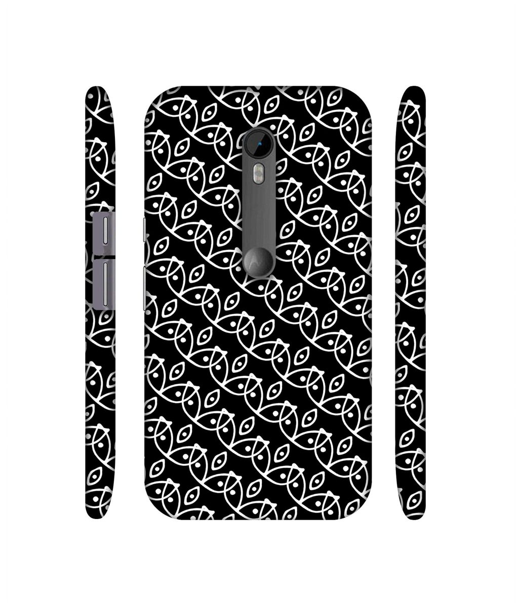 Amazon Brand - Solimo Designer White Pattern 3D Printed Hard Back Case Mobile Cover for Motorola Moto G 3rd Generation