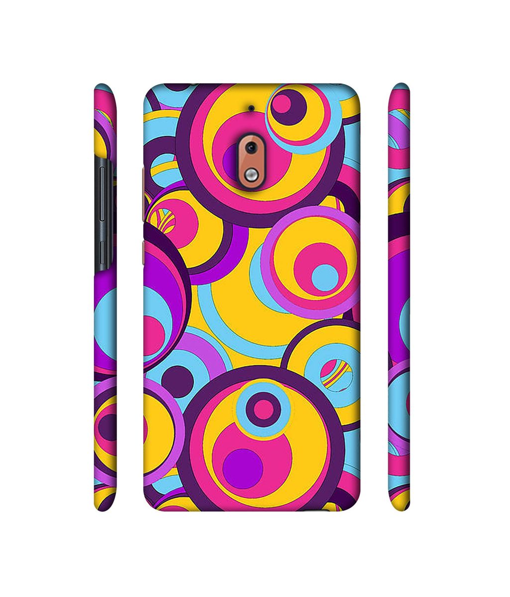 Amazon Brand - Solimo Designer Multicolor Circle 3D Printed Hard Back Case Mobile Cover for Nokia 2.1