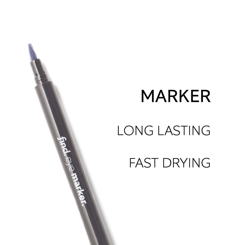 FIND - Volumising Mascara & Eye Marker - Eyes Kit - Mood Blue (Blue Volumising Mascara and Blue Eye Marker)
