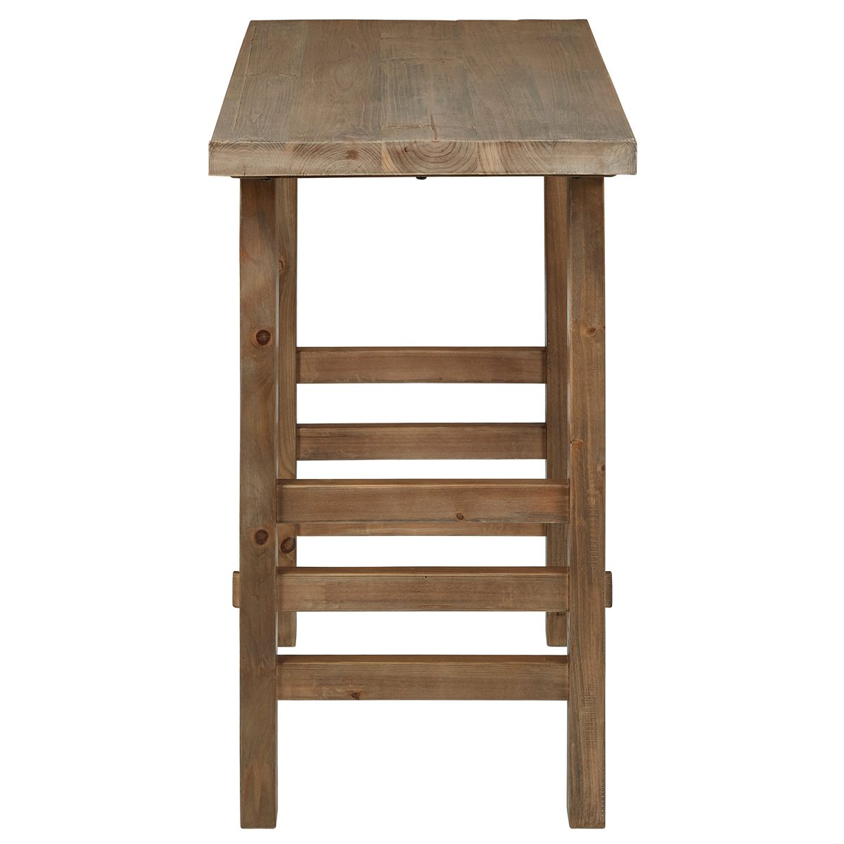Amazon Brand – Stone & Beam Reclaimed Wood Ladder-Rung Counter-Height Dining Table Bar, 36"H x 44"L, Fir
