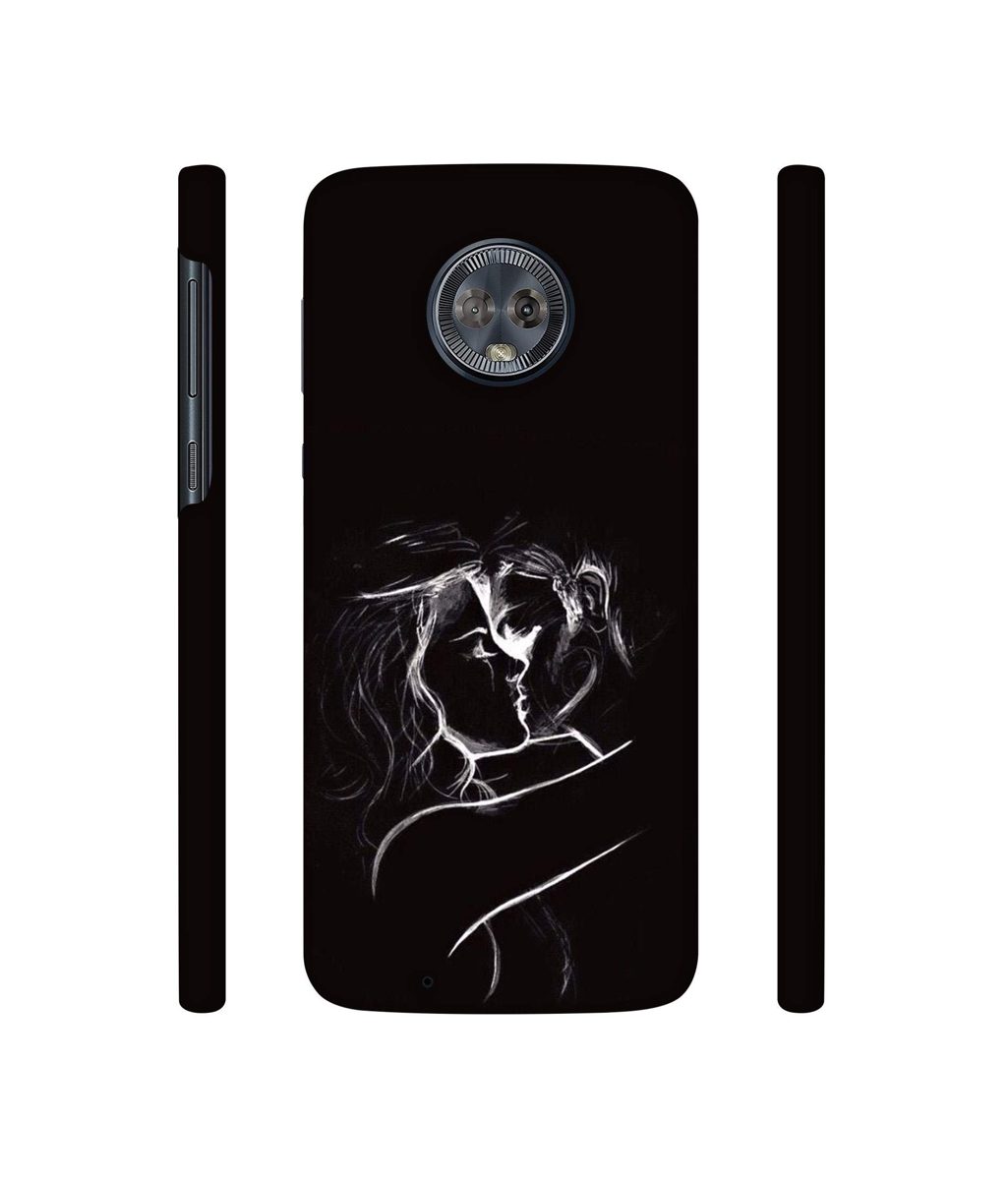 Amazon Brand - Solimo Designer Kissing Couple 3D Printed Hard Back Case Mobile Cover for Motorola Moto G6