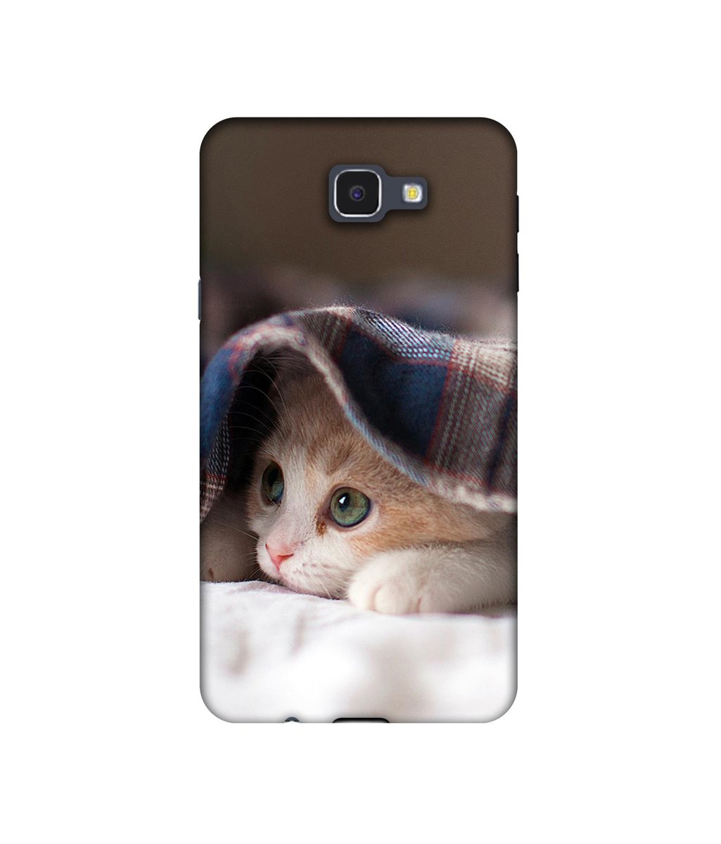 Amazon Brand - Solimo Designer Sleepy Kitten UV Printed Soft Back Case Mobile Cover for Samsung Galaxy J5 Prime