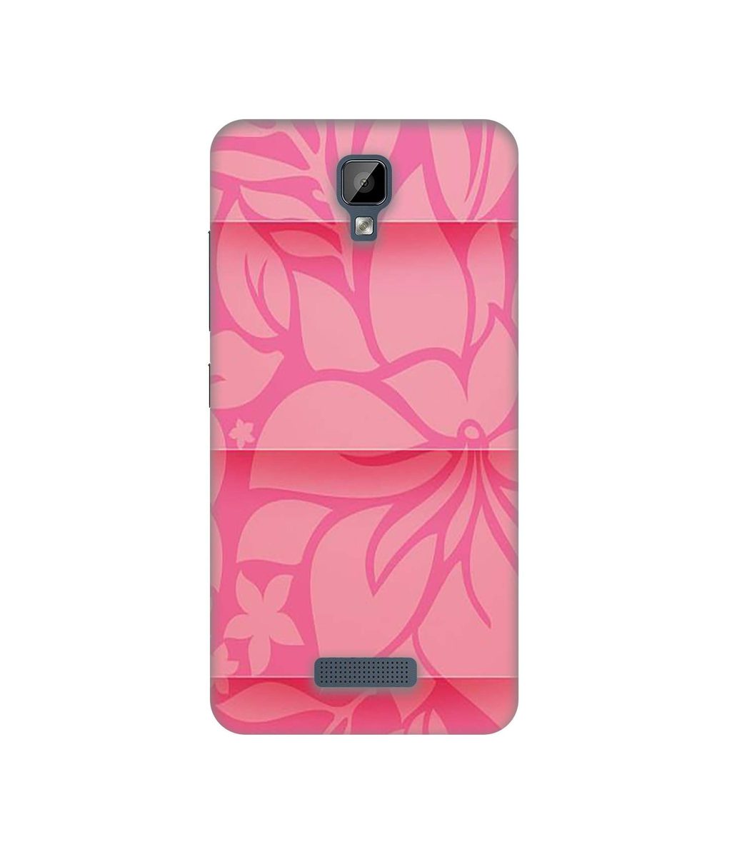 Amazon Brand - Solimo Designer Pink Flower Banch Print On Cloth 3D Printed Hard Back Case Mobile Cover for Gionee P7 Max