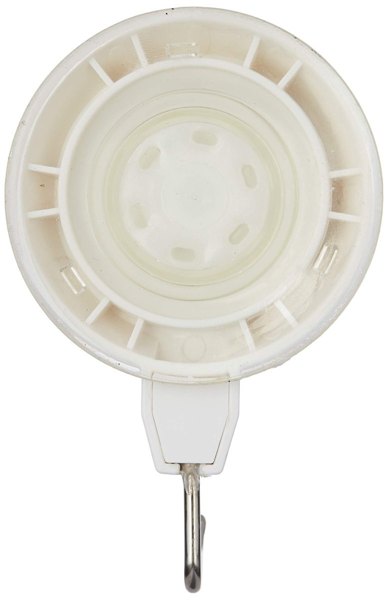 Amazon Brand - Solimo Suction Hooks, Set of 3, White