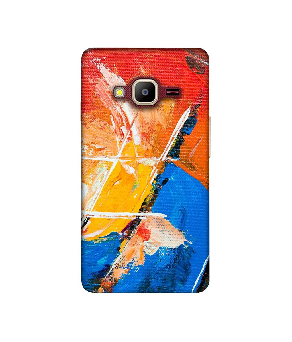 Amazon Brand - Solimo Designer Color Impression On Canvas 3D Printed Hard Back Case Mobile Cover for Samsung Z2