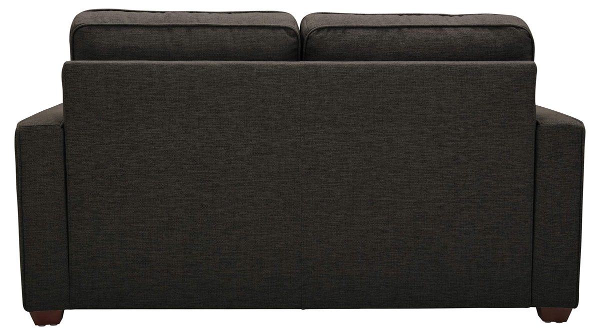 Amazon Brand – Rivet Andrews Contemporary Loveseat Sofa with Removable Cushions, 67"W, Dark Grey