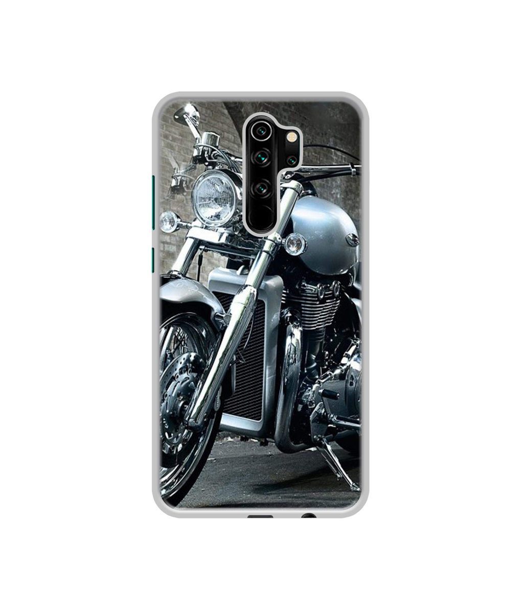 Amazon Brand - Solimo Designer Motorcycle UV Printed Soft Back Case Mobile Cover for Mi Redmi Note 8 Pro