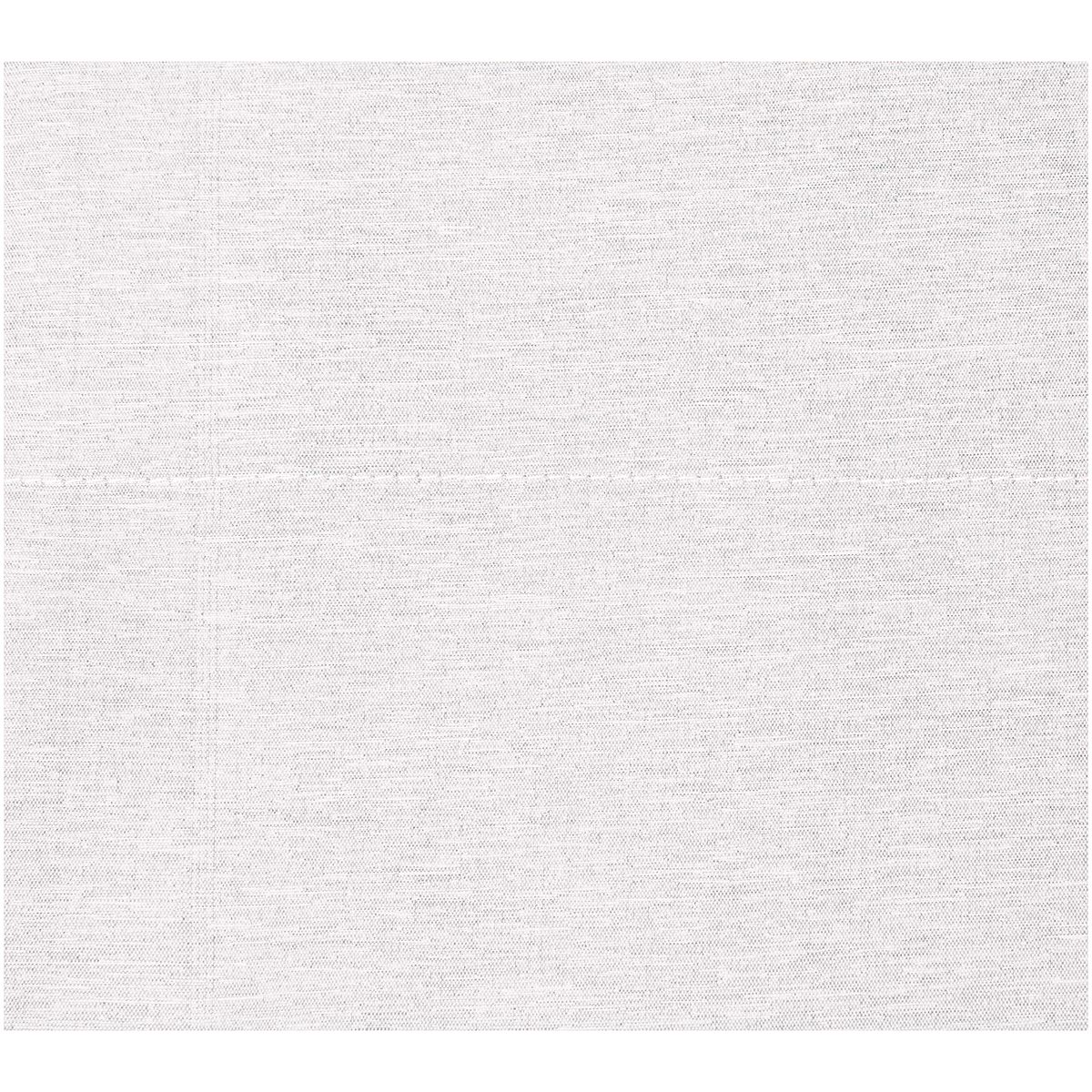 AmazonBasics Chambray Flat Sheet, 240 x 320 + 10 cm - Soft Grey