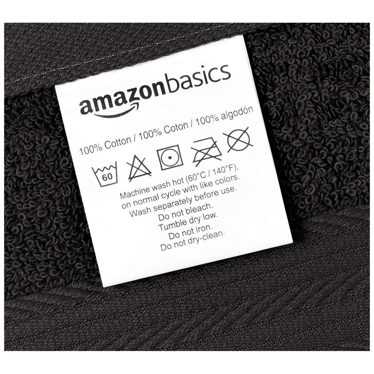 AmazonBasics Fade Resistant Towel Set