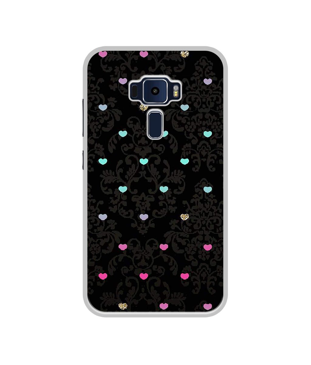 Amazon Brand - Solimo Designer Heart Texture UV Printed Soft Back Case Mobile Cover for Asus Zenfone 3 ZE520KL