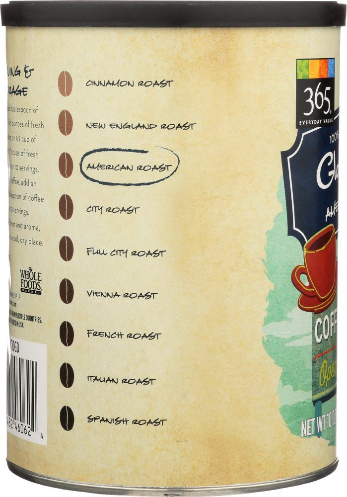365 EVERYDAY VALUE Glory Days American Roast Coffee, 10 OZ