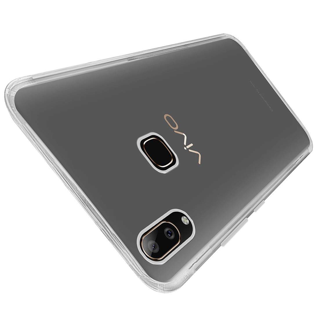 Amazon Brand - Solimo Soft & Flexible Back Phone Case for Vivo V9 Pro (Transparent)
