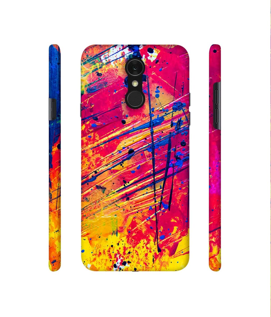 Amazon Brand - Solimo Designer Color Sprink 3D Printed Hard Back Case Mobile Cover for LG Q7