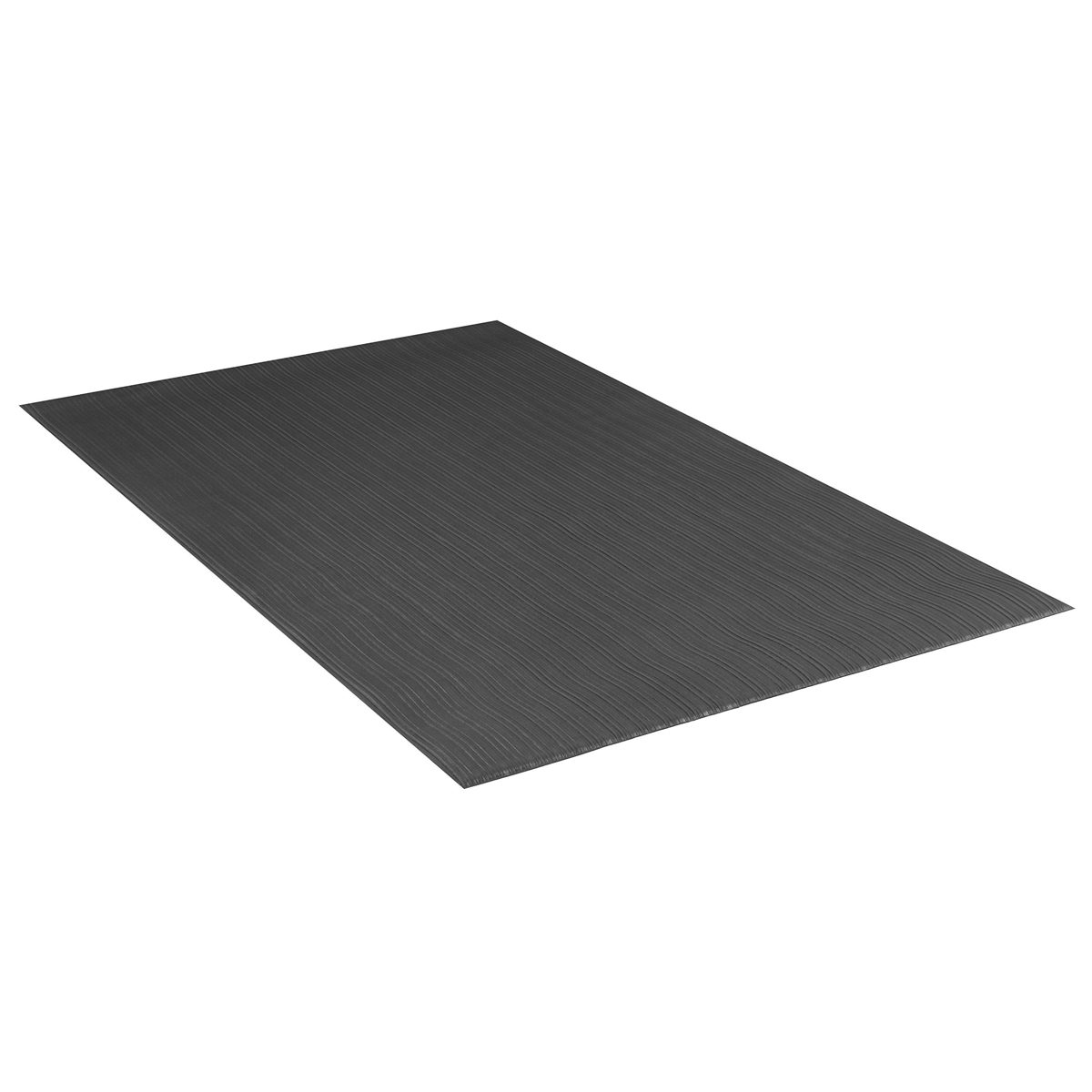 AmazonBasics Anti-Fatigue Mat Single-Layer Foam Ribbed 3/8", 2X3 Black