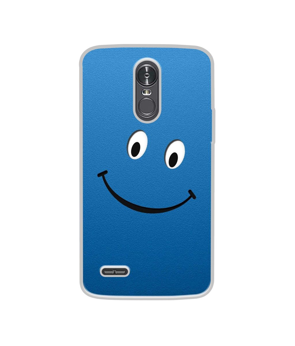 Amazon Brand - Solimo Designer Happy UV Printed Soft Back Case Mobile Cover for LG Stylus 3