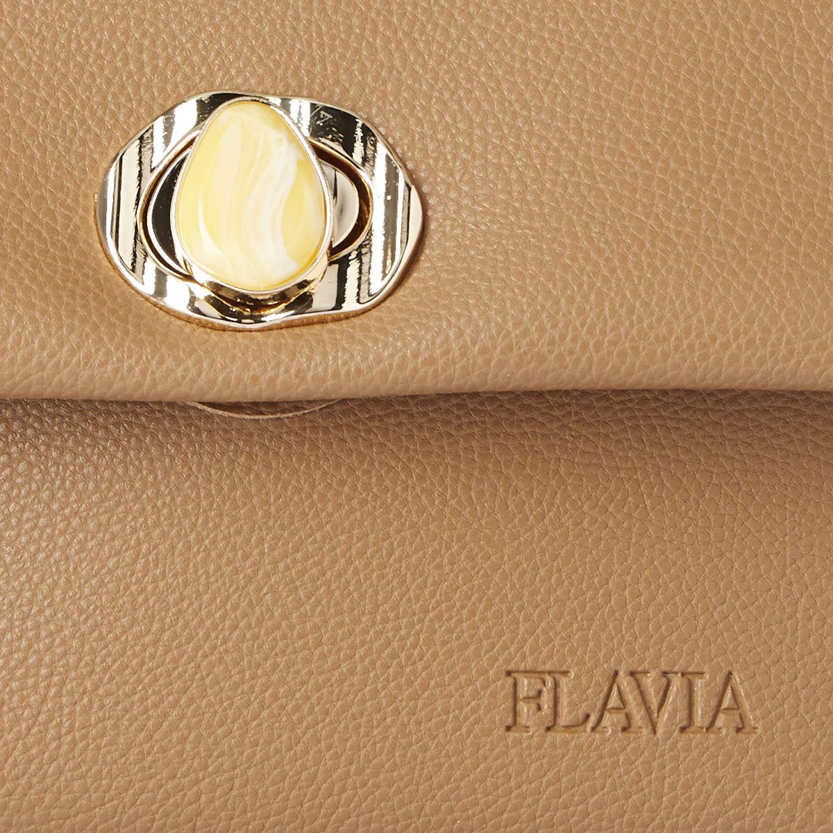 Flavia Women's Handbag (Khaki)