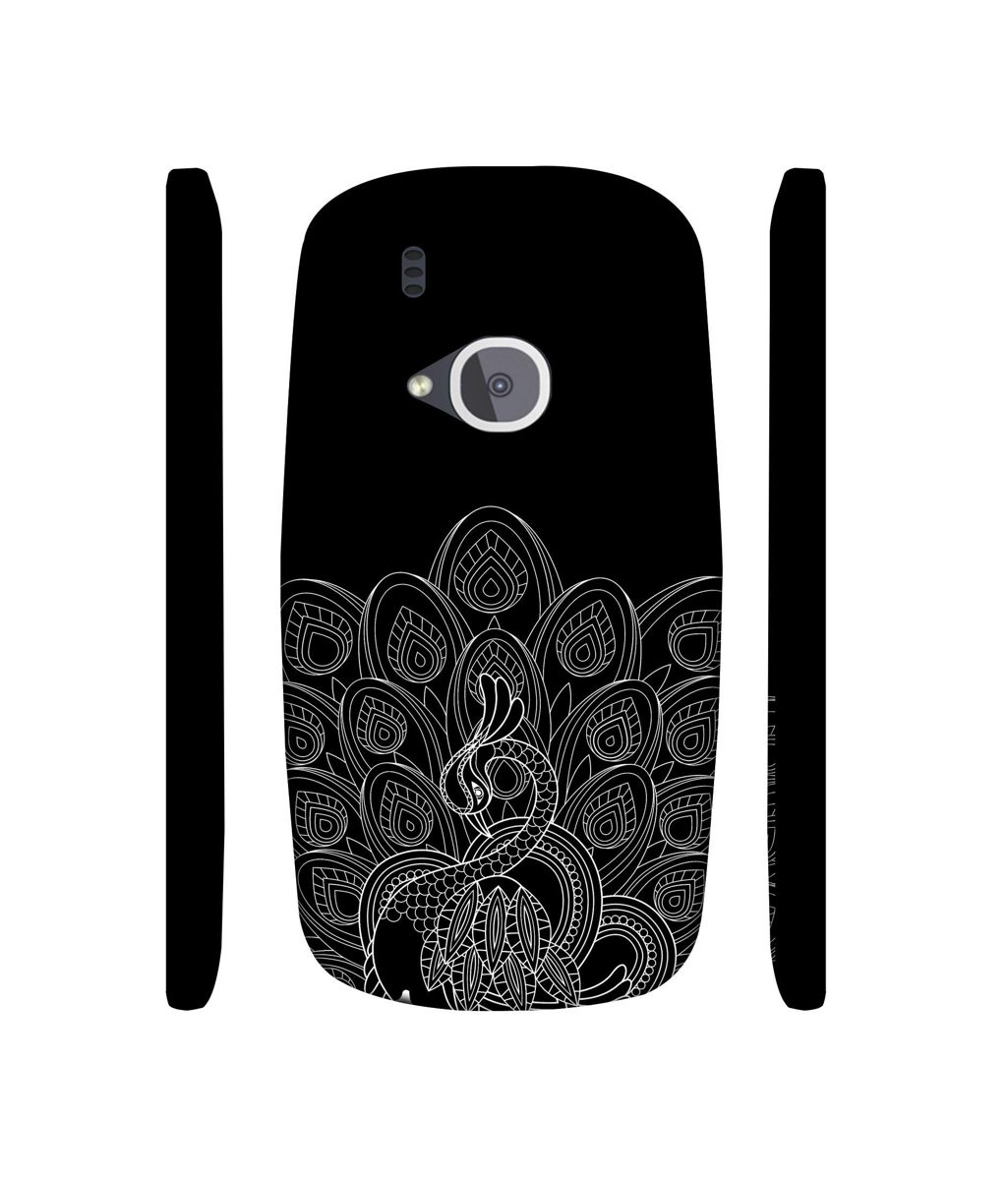 Amazon Brand - Solimo Designer Peacock Pattern 3D Printed Hard Back Case Mobile Cover for Nokia 3310