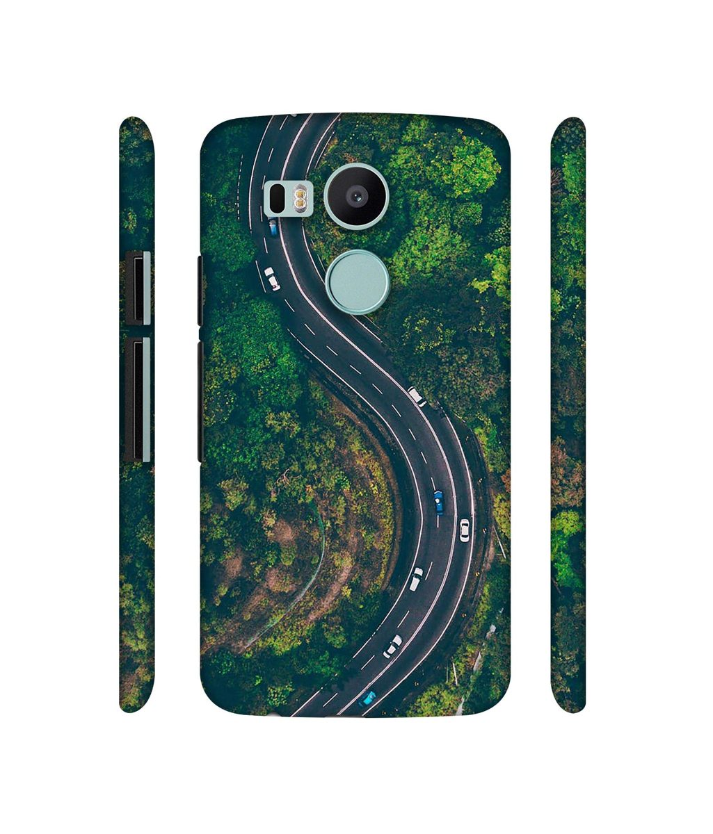 Amazon Brand - Solimo Designer Racing Track 3D Printed Hard Back Case Mobile Cover for LG Nexus 5X