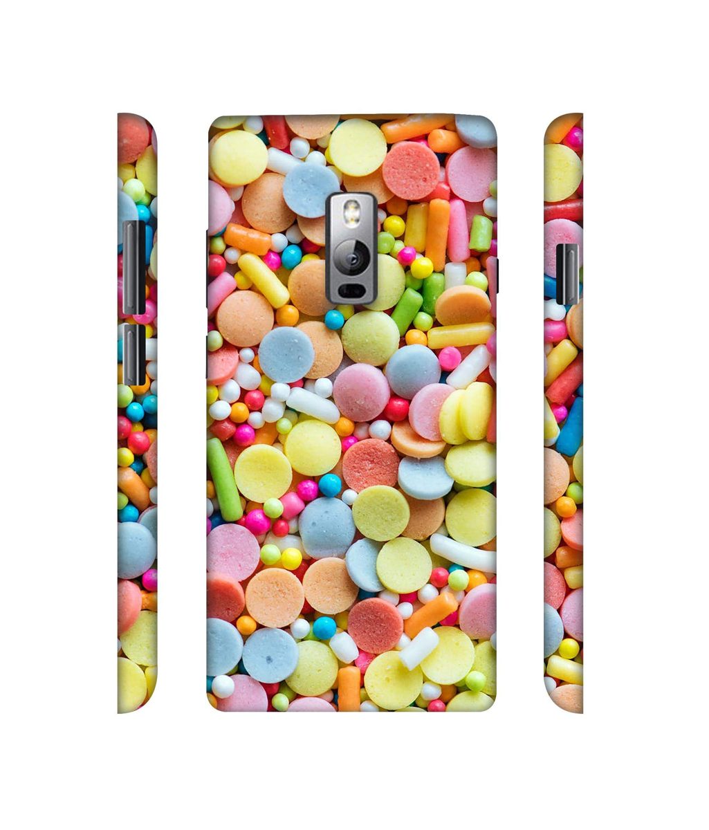 Amazon Brand - Solimo Designer Candies 3D Printed Hard Back Case Mobile Cover for OnePlus 2