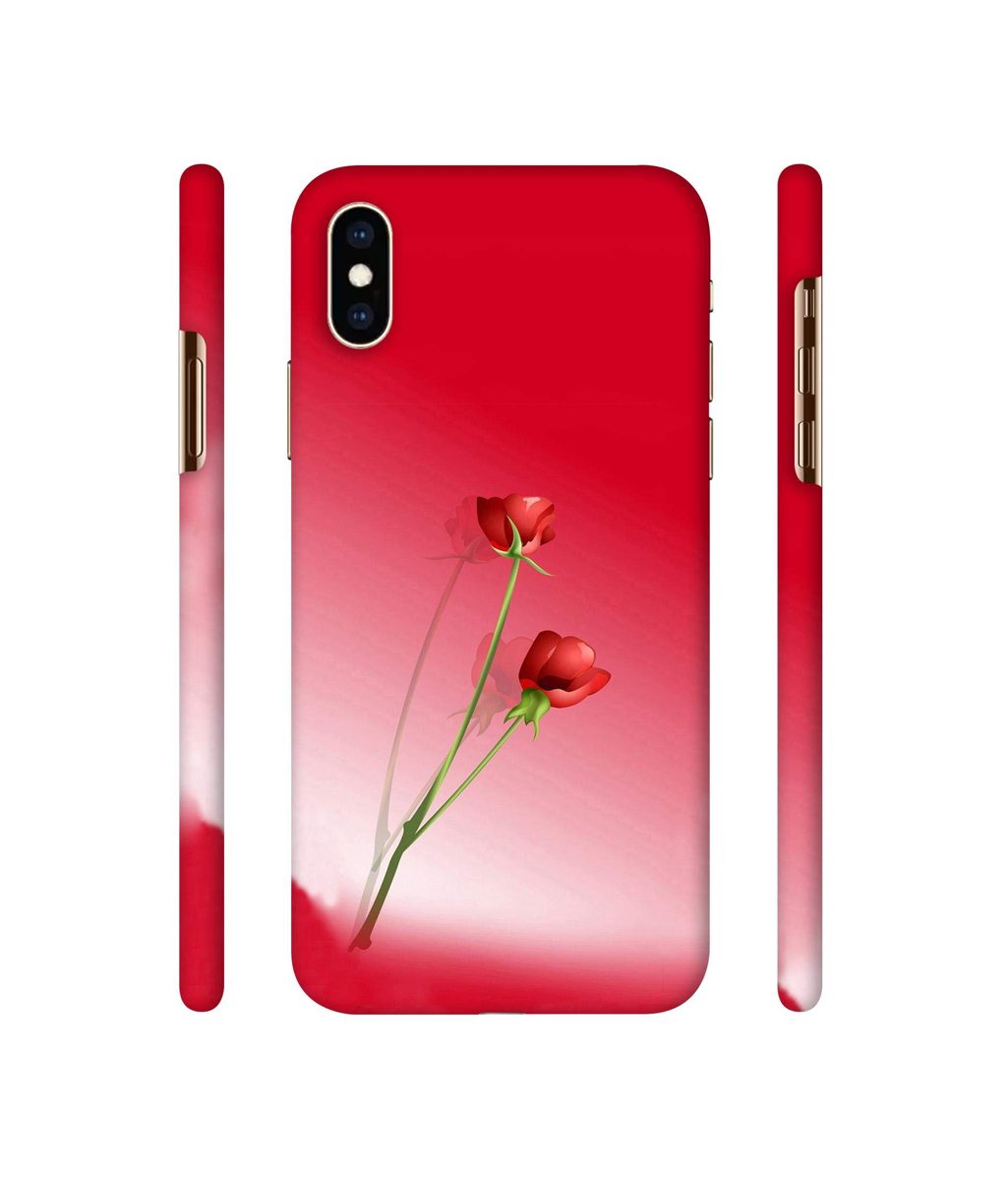 Amazon Brand - Solimo Designer Red Roses 3D Printed Hard Back Case Mobile Cover for Apple iPhone Xs Max