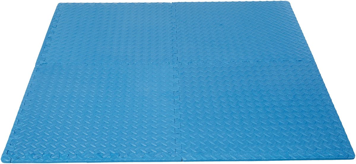 AmazonBasics EVA Puzzle Exercise Mat Blue