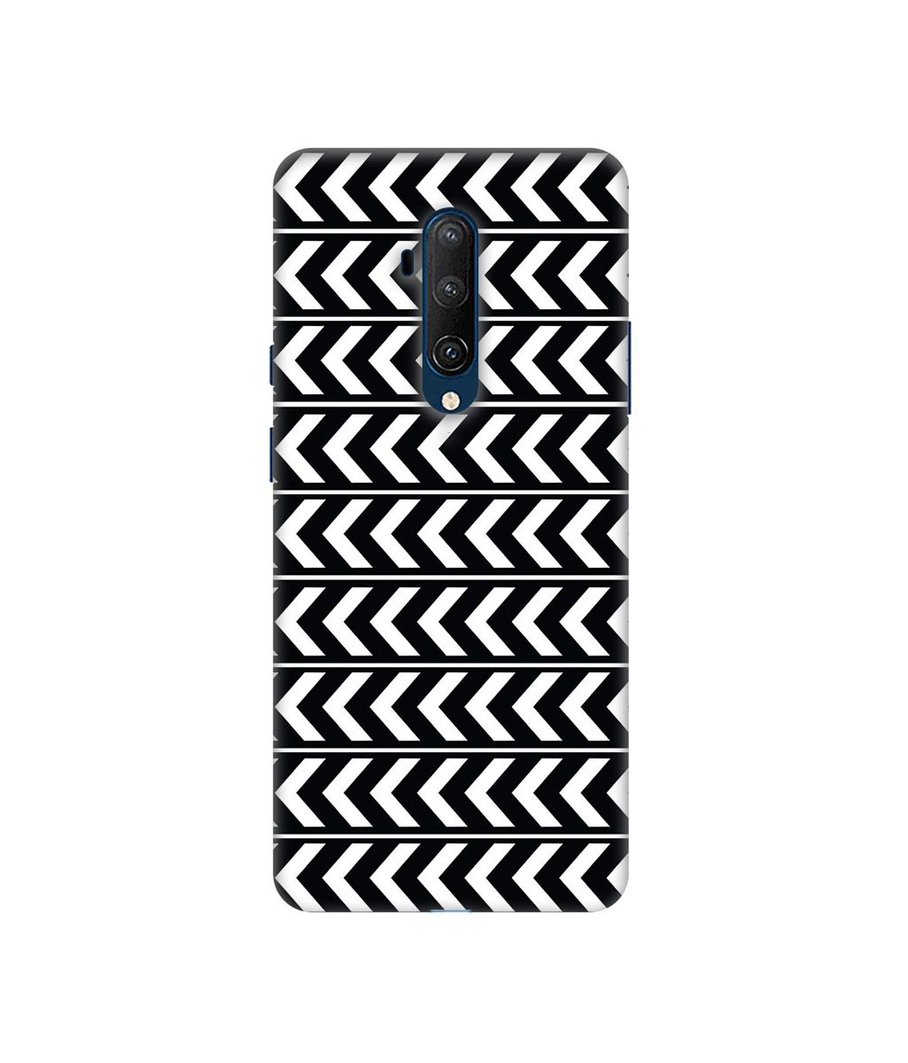 Amazon Brand - Solimo Designer Horizontal Arrow Texture 3D Printed Hard Back Case Mobile Cover for OnePlus 7T Pro