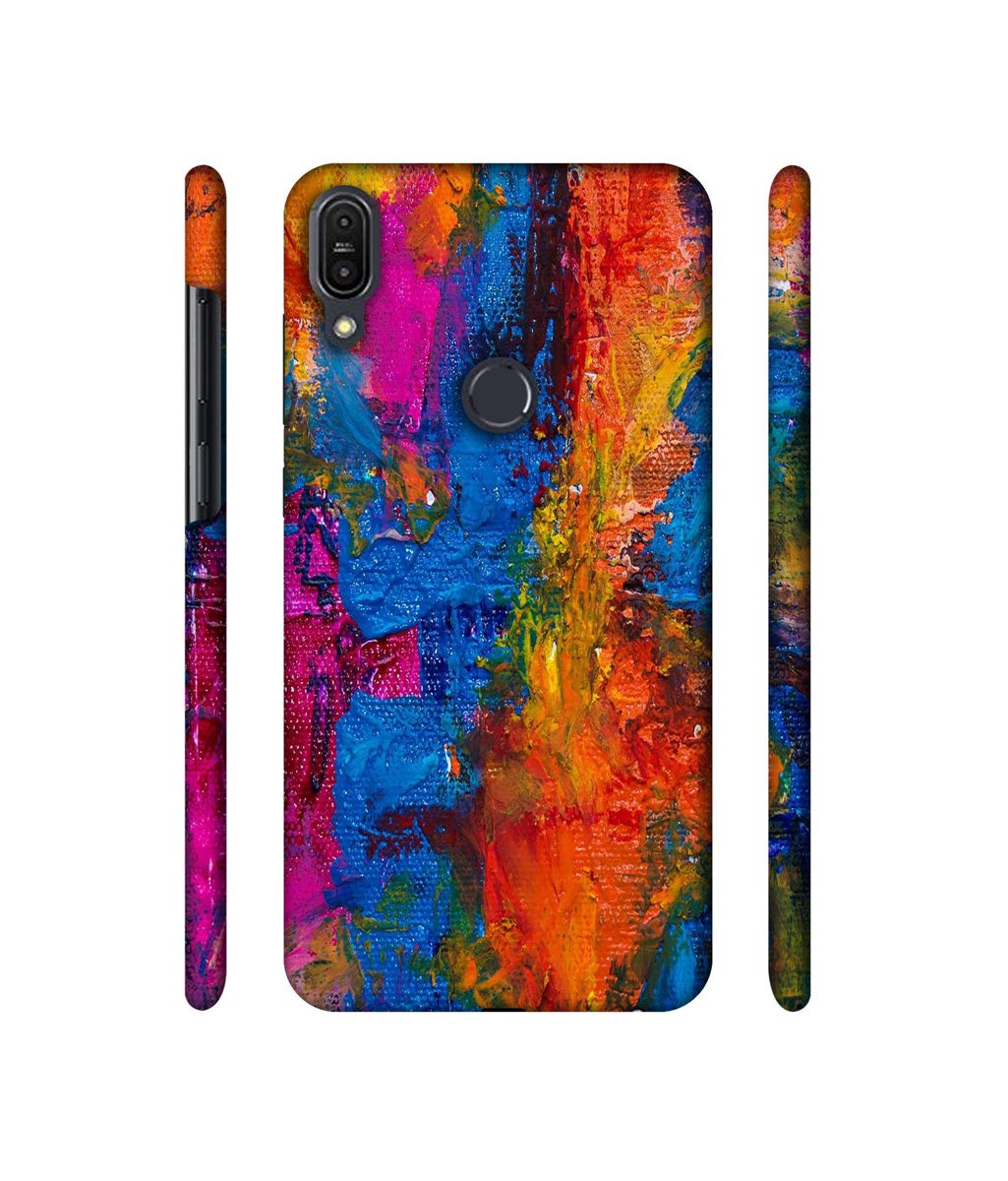 Amazon Brand - Solimo Designer Dark Multicolor Canvas 3D Printed Hard Back Case Mobile Cover for Asus Zenfone Max Pro M1 ZB601KL
