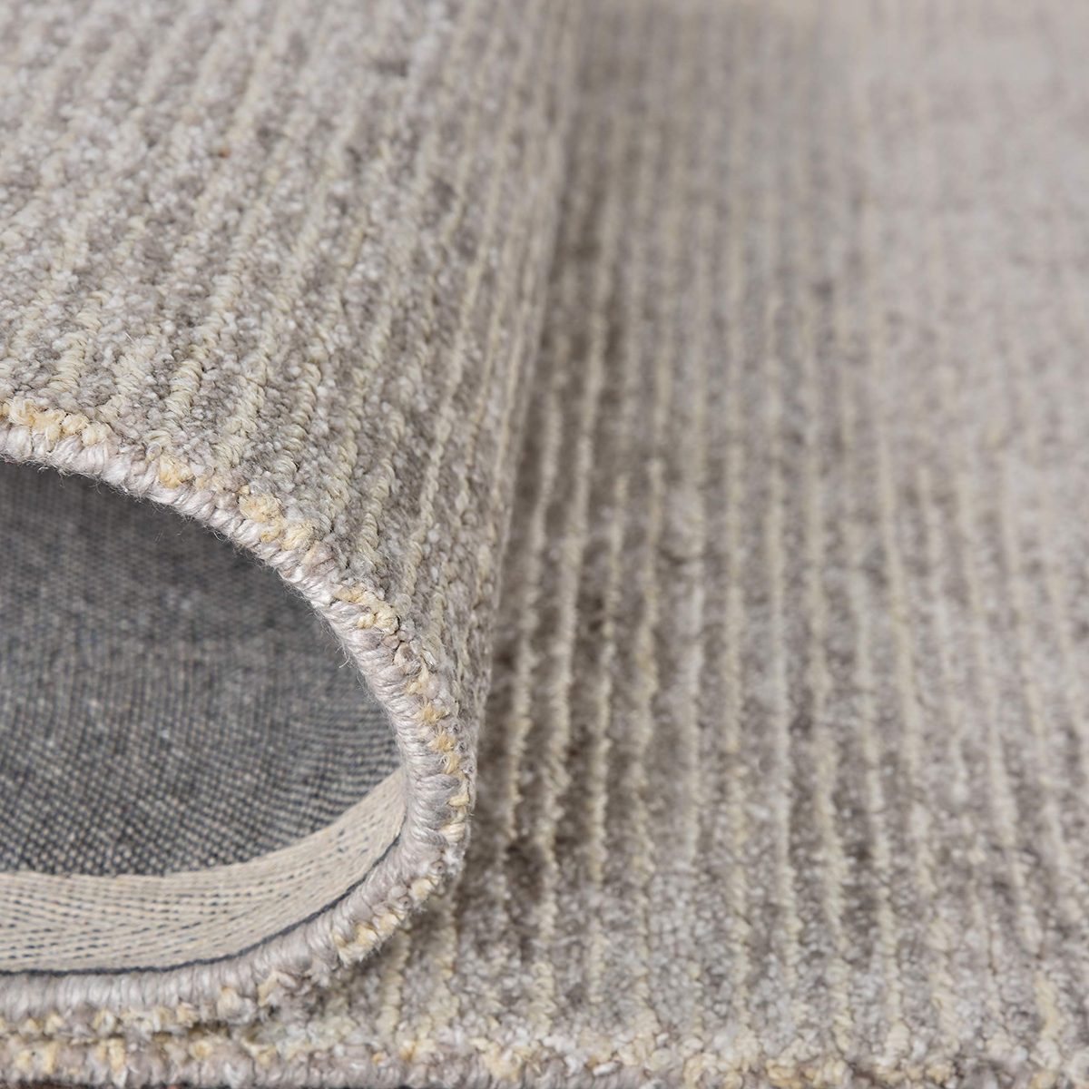 Amazon Brand – Rivet Contemporary Striated Jute Runner Rug, 7' 6" x 2' 3", Oatmeal