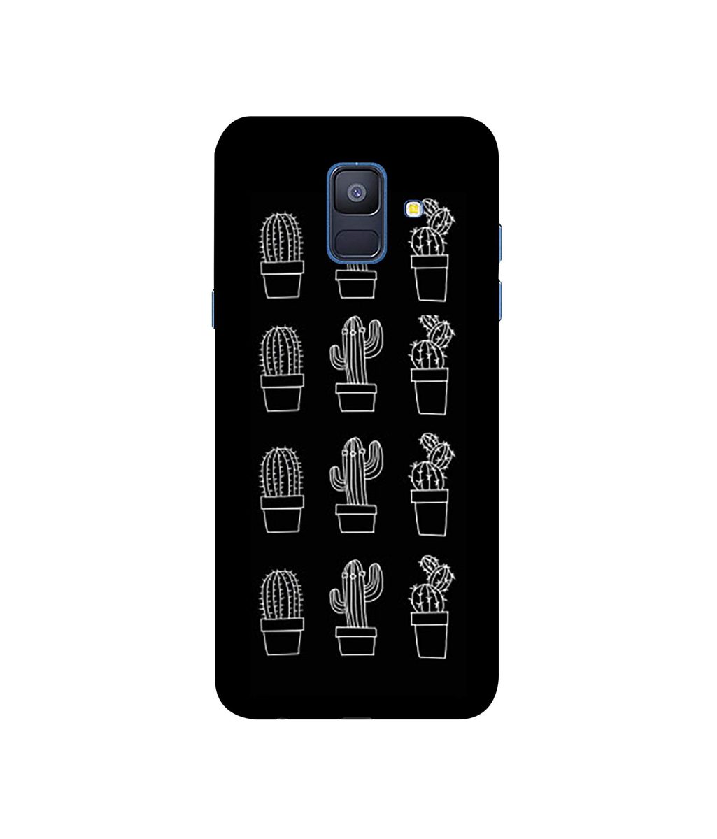 Amazon Brand - Solimo Designer Cactus Design 3D Printed Hard Back Case Mobile Cover for Samsung Galaxy A6