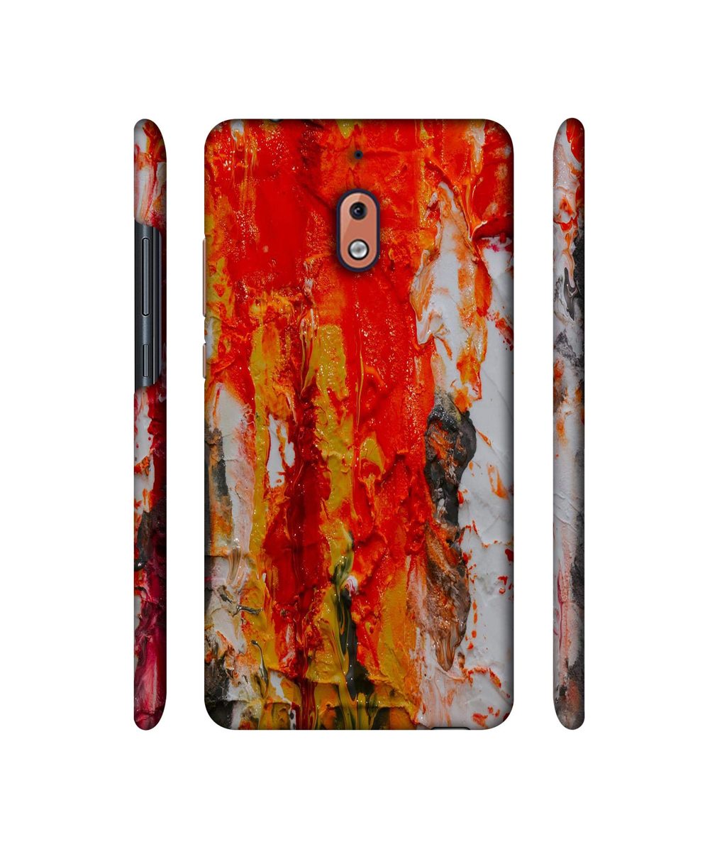 Amazon Brand - Solimo Designer Orange Color Spread 3D Printed Hard Back Case Mobile Cover for Nokia 2.1