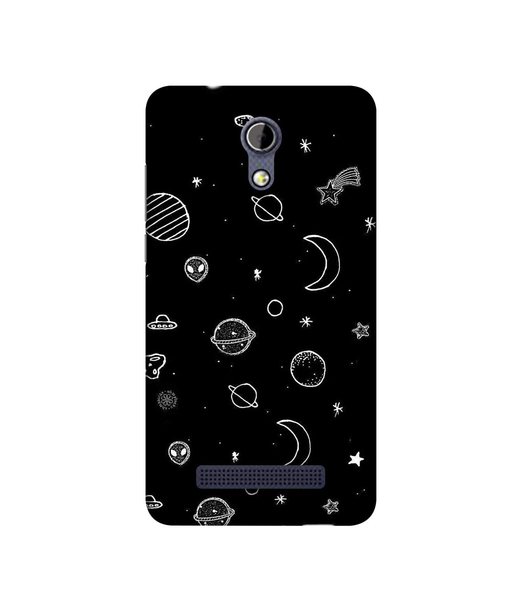 Amazon Brand - Solimo Designer Solar System UV Printed Soft Back Case Mobile Cover for Micromax Bharat 2 Q402