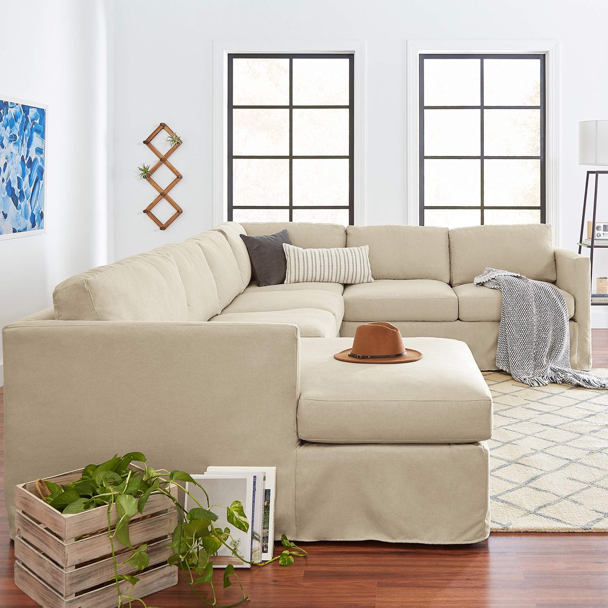 Stone & Beam Andover Andover Right Facing U Shape Sectional